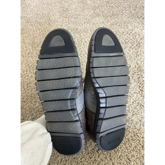 Cole Haan Zerogrand Wingtip Oxford Dress Shoes Ivory Barley Mens Size 9 - Picture 5 of 11